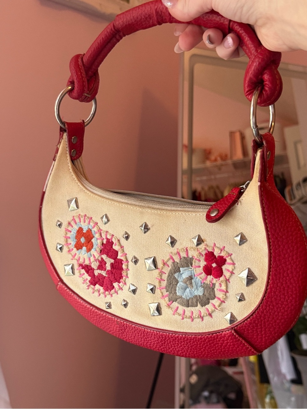 Unique Red Purse